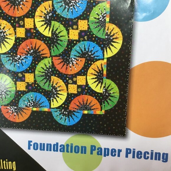 Gummie Dots Foundation Paper Piecing Quilt Pattern Judy Niemeyer Quiltworx NEW - Picture 2 of 5